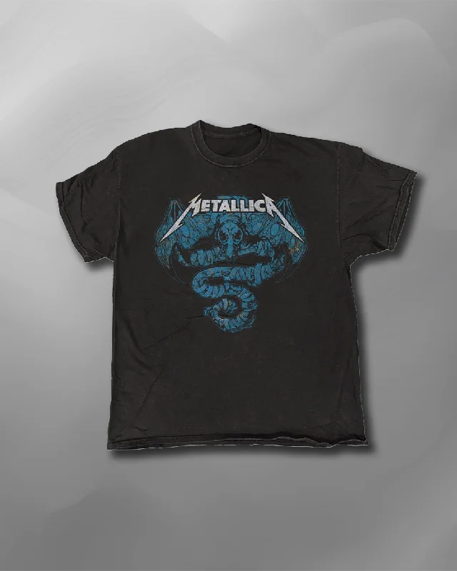 Metallica - Roam Oxidized Vintage Washed T-Shirt-- Fleece Fabric Down Fabric Feather Fabric Metallica - Roam Oxidized Vintage Washed T-Shirt-- Fleece Fabric Down Fabric Feather Fabric