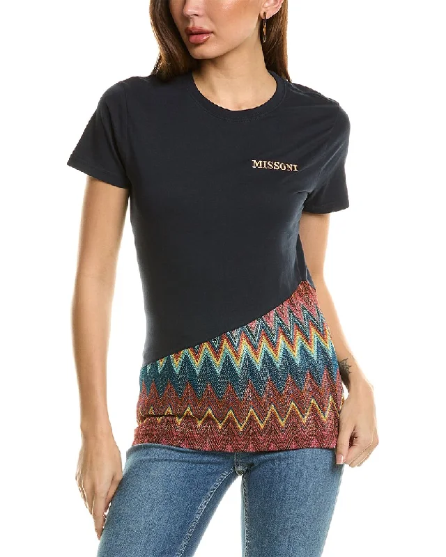 M Missoni T-Shirt-- Fleece Nylon Spandex