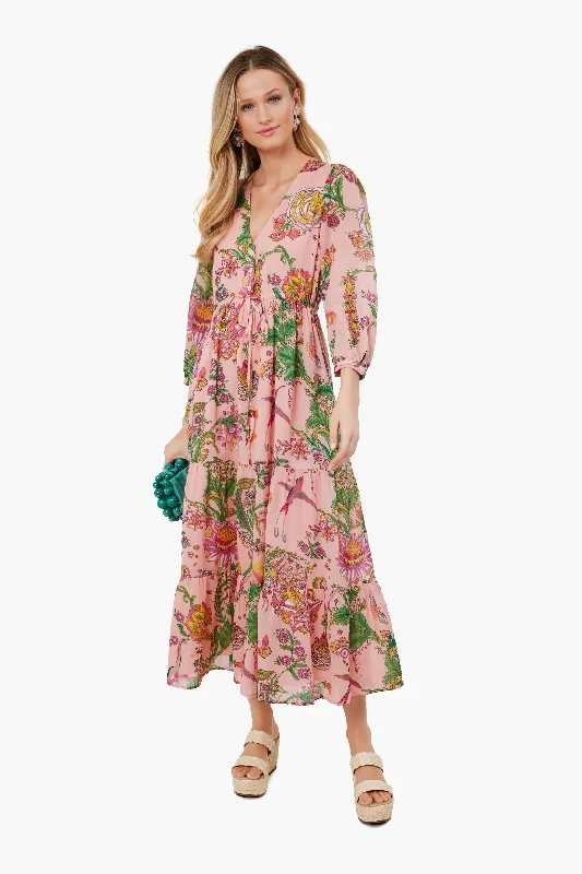 Pyschedelia Rosette Castor Dress Halter Neckline Beach
