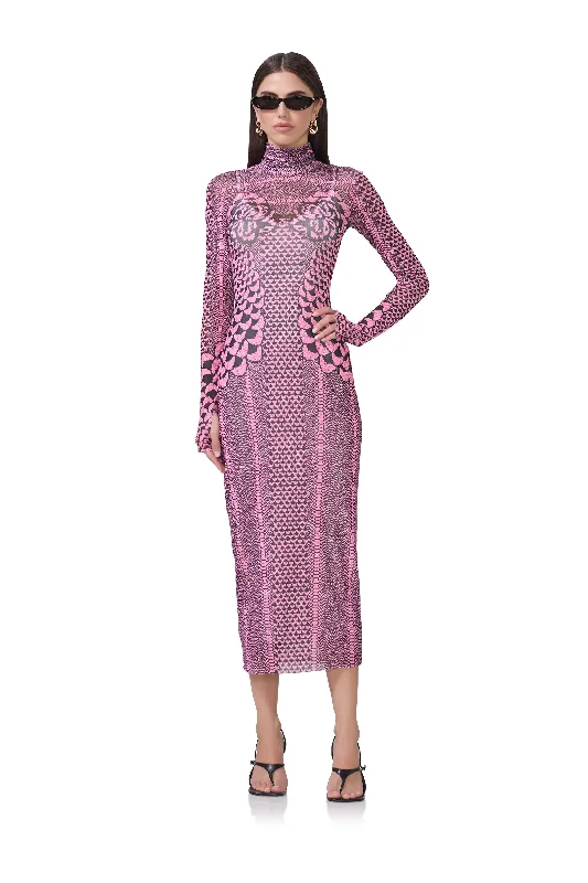 Shailene Dress - Pink Petal Tunics Stylish elegant