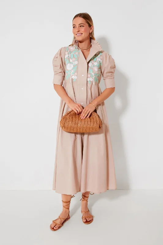 Carmelite Pink Venetia Dress Boatneck Modish Everyday