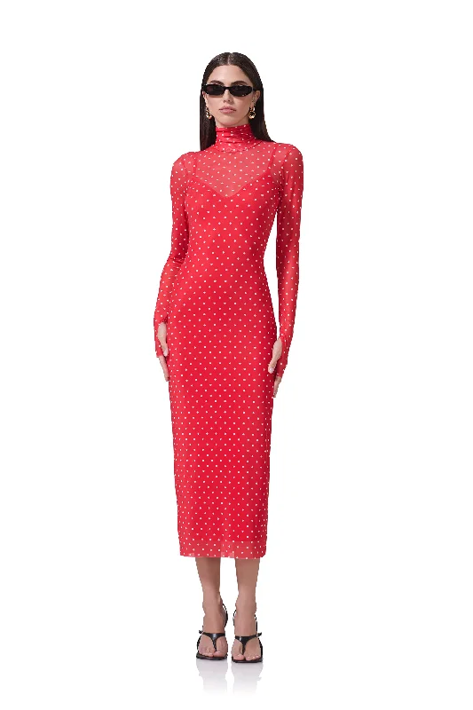 Shailene Dress - Risky Micro Dot Tunics New arrival