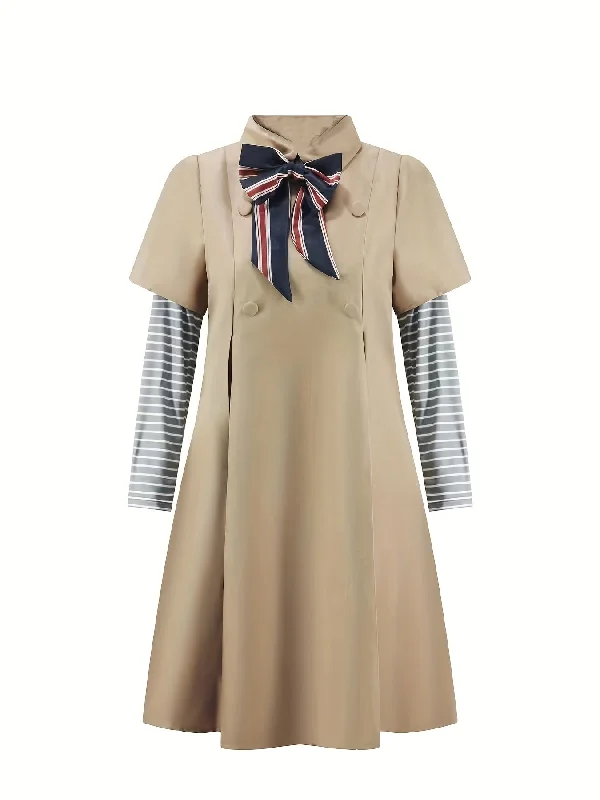 Girls Fun Movie Clothes Party Dress Up Outfit Horror Movie Dress Suit Halloween For Girls Boat Neckline Classic
