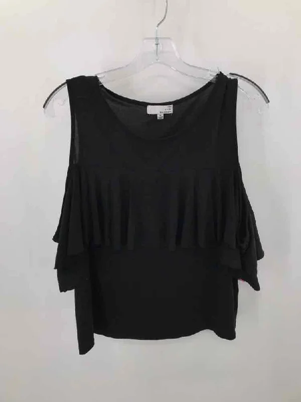 Pre-Owned Ten Sixty Sherman Black Size XL Tank Top off shoulder tank