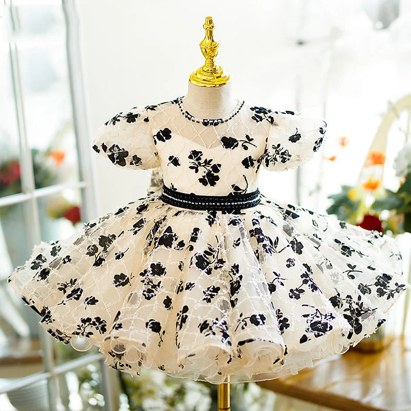 Baby Girl Dress Toddler Pageant Summer Print Puffy Puff Sleeves Princess Party Dress Tunics Practical durable Baby Girl Dress Toddler Pageant Summer Print Puffy Puff Sleeves Princess Party Dress Tunics Practical durable