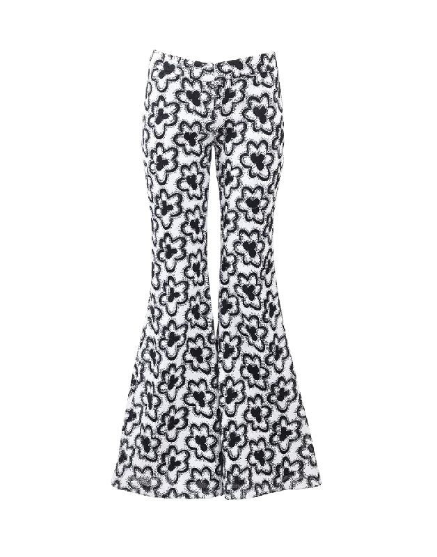 Dagmar Wild Flower Flared Pant Comfy Athletic Pants