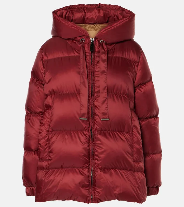 Max Mara The Cube Seia down jacket Notch Collar Peter Pan Collar Cowl Neck