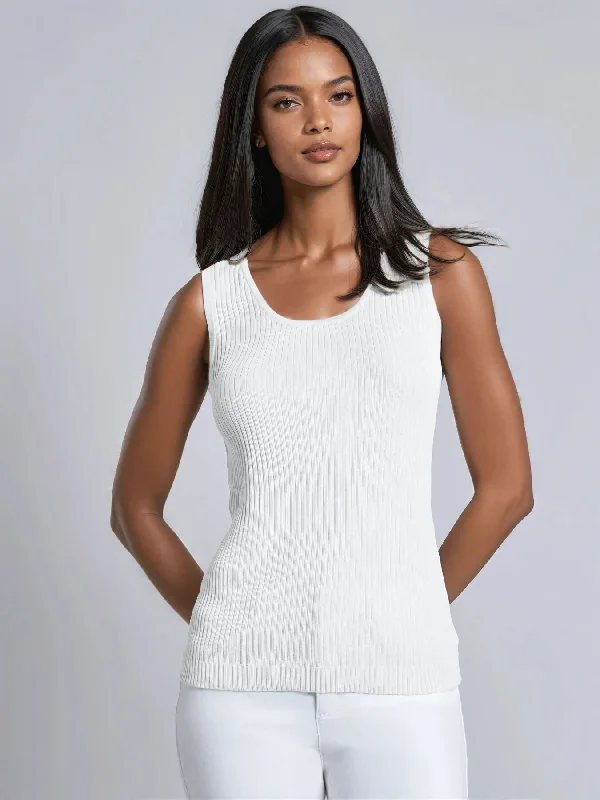Sutton Scoop Neck Tank Top rhinestone tank top