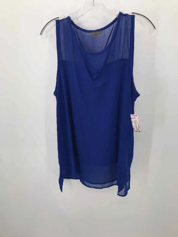 Pre-Owned Vince Camuto Blue Size Large Tank Top strappy tank top