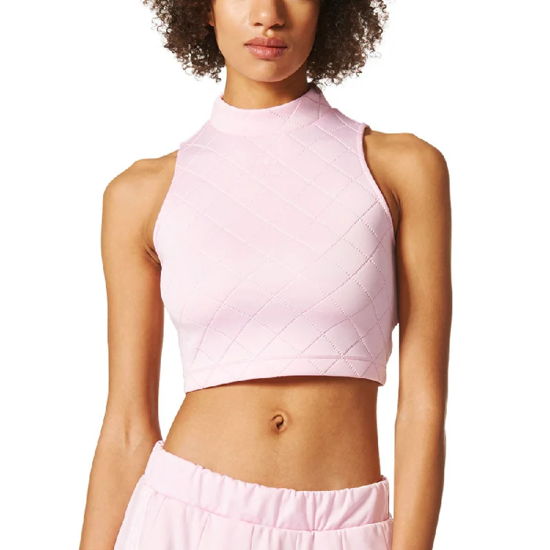 Adidas Originals Diamond Embossed Women's Tank Top Wonder Pink graphic tank top
