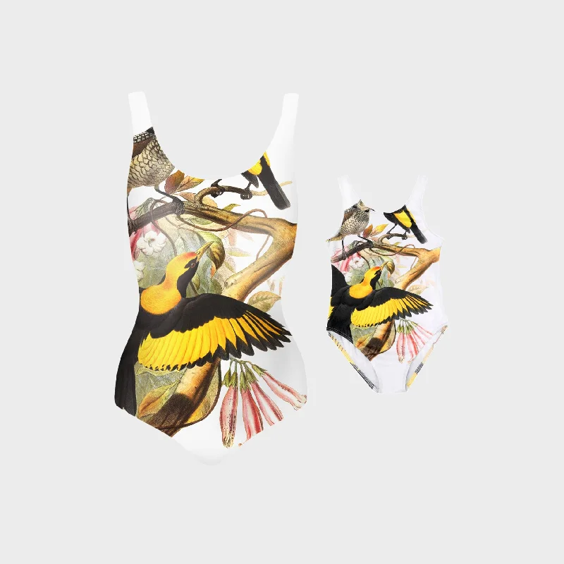 BIRD OF PARADISE - SWIMSUITS DUO Tie-Back Swimwear