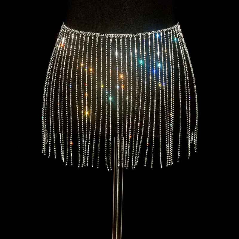 SHIHAN 2023 Luxury chain belt Sexy rhinestone body chain Women glitter crystal chain skirt body Jewelry Beach summer jewelry vintage skirt charm SHIHAN 2023 Luxury chain belt Sexy rhinestone body chain Women glitter crystal chain skirt body Jewelry Beach summer jewelry vintage skirt charm