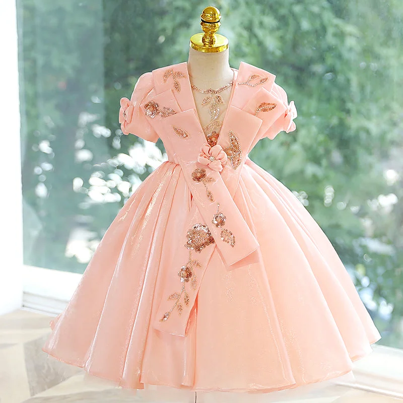 Baby Girl and Toddler Pageant Princess Dress Sequin Flower Birthday Party Dress Tunics Floral girly Baby Girl and Toddler Pageant Princess Dress Sequin Flower Birthday Party Dress Tunics Floral girly